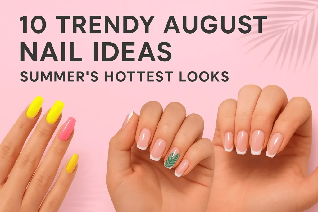 10 Trendy August Nail Ideas – Summer’s Hottest Looks